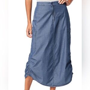 Denim Parachute Skirt